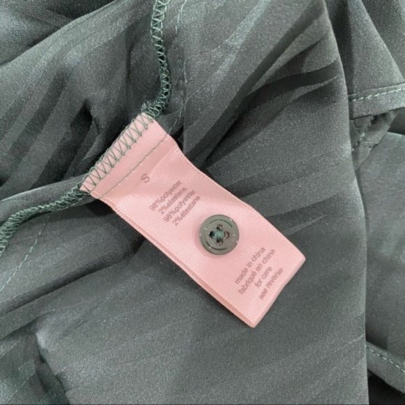 RONNY KOBO Estelle Forest Green Animal Print  V Neck Maxi Dress w/ Slit NWT S - Picture 11 of 11